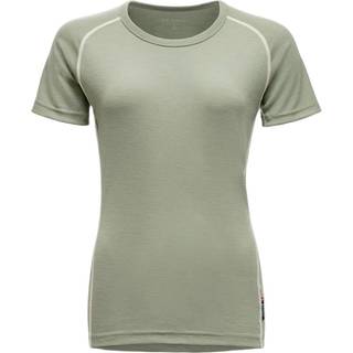 Devold Women's Lauparen Merino 190 Base Tee Merino undertøj Damer størrelse L farve olivengrøn
