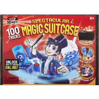 Ideel Magic Spectacular Magic Cuffcase Nem m?de at l?re magiske tricks med rekvisitter perfekt til nybegyndermagikere over 100 tricks i alderen 8