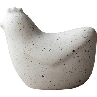 Dbkd Mini Hens Dekoration - Påskdekorationer Keramik White Dot - 20240902WD