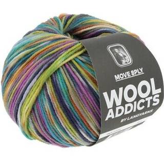 Lang Yarns Move 8-ply WoolAddicts 001 Indhold:75% superwash merinould, 25% polyamid Vægt/længde: 150 g = ca. 300 meter Anbefalede pinde: 4-4.5 mm Strikkefasthed: 10 x 10 cm = 19 m x 26 p Vask: Maskinvask ved op til 30 ℃ / Tåler ikke tørretumbling / Brug aldrig skyllemiddel.