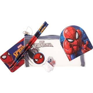 Spiderman Penalhus med fyld Spiderman - Blå