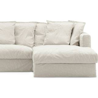Decotique Betræk Til Le Grand Air 3-personers Sofa Divan Højre - Møbelbetræk Hør Creamy White - 11002348