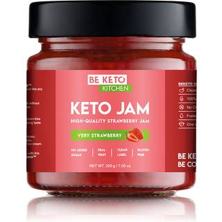 BeKeto KETO Jam, Very Strawberry, 200 g