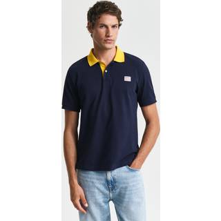 GANT Herre Kontrastfarvet poloskjorte (M)
