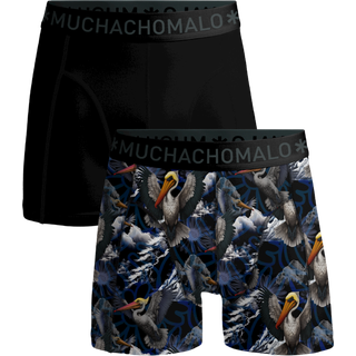 Jongens 2-pack Boxershorts Print/Effen