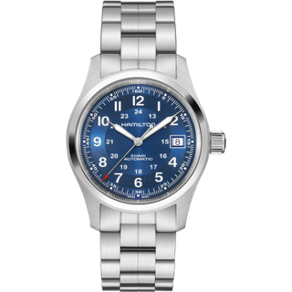 Hamilton Khaki Field Blue Dial Stainless Steel strap Men's Watch H70605140