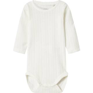 NAME IT Langærmet Body Happy Cloud Dancer