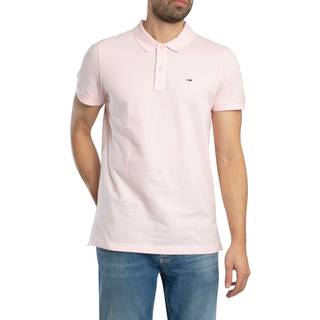 Tommy Jeans Slim Fit Polo T Shirt Pink