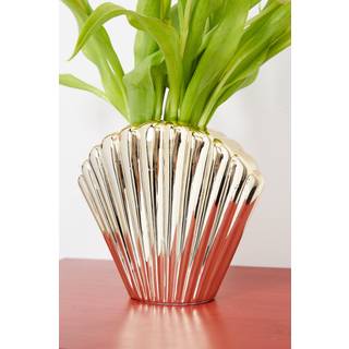 Gold Shell Vase