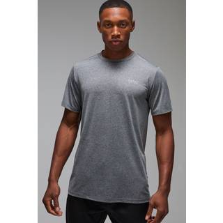 Mens Grey Marl Man Active Mesh Marl Regular Fit T-shirt