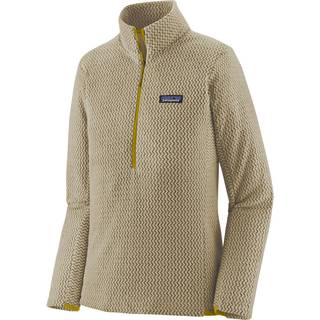Patagonia Women's R1 Air Zip Neck Fleecesweatere Damer størrelse L farve beige