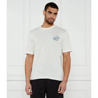 HUGO Blue Natopu T Shirt Cream