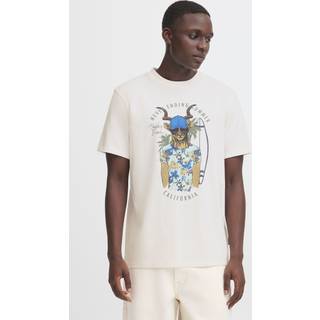 Blend Blend White Deer Printed Short Sleeve T-Shirt