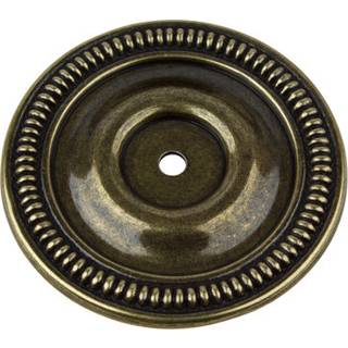 Gliderithardware 5060-AB-25 2,5-tommer rund skab bagplade 25 pakke Antik messing finish