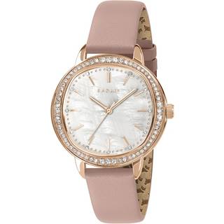 Radley RY21852 Stone Set Pink Leather Strap Watch - W51525