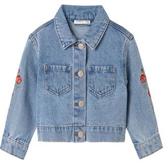 Conny Denim Jakke, Light Blue Denim, 92 cm
