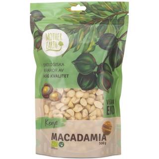 Mother Earth Macadamianødder Premium Raw & Øko, 500 g