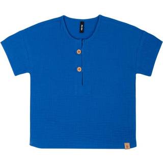 Pure Pure Kid's Mini-T-Shirt Mull T-shirt Børn størrelse 92 farve blå