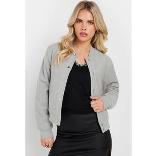 PixieGirl Petite PixieGirl Petite Grey Bomber Jacket