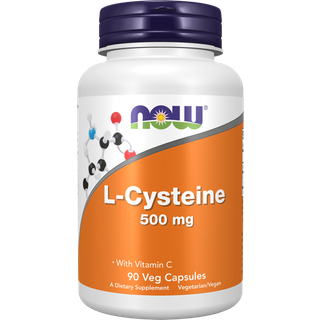 NOW - L-Cystein 500 mg (90 Veg Kapsler)
