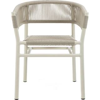 Ethimo Kilt Stol Varm White / - Havestole Aluminium Lysegrå - KIPDD44RCD