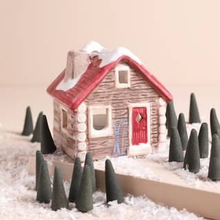 Paddywax Ceramic Houses Alpine Chalet Gavesæt - 1 stk.