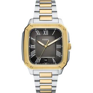 Fossil Crosby tofarvet stål med lænke