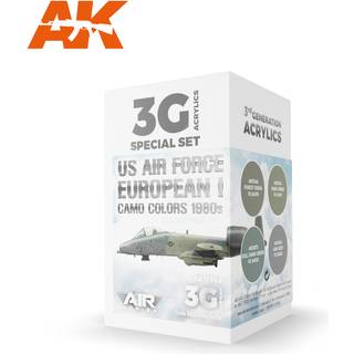 US Air Force European I Camo Colors 1980s SET 3G