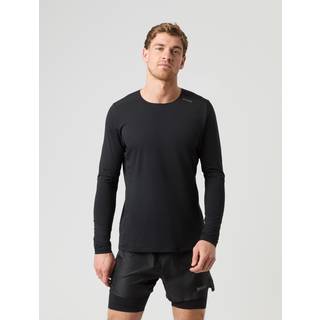 Björn Borg Men's Borg Running Feather Long Sleeve T-Shirt Black Beauty, S