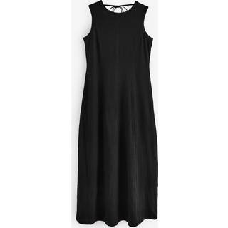 Next Black 100% Cotton Maxi Jersey Dress - EU 40 (UK 12)