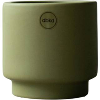 Dbkd Solid Krukke 10 Cm - Krukker Keramik Grøn - 20160003GR