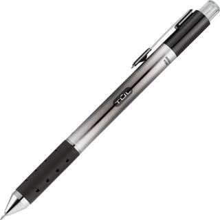 Tul gelpenner udtr?kkeligt n?lepunkt 0,5 mm sort t?nde sort bl?kpakke p? 4