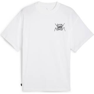 PUMA Jaws Core Basketball Tee Men, Clothing, White, XXL