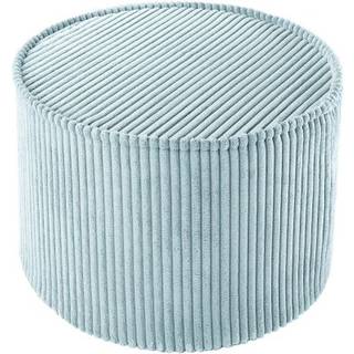 Børne-puf Sugar i riflet fløjl, Ø 40 cm