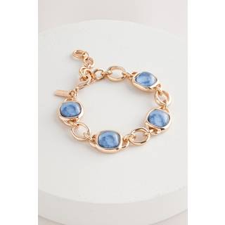 Next Gold Tone Resin Link Bracelet