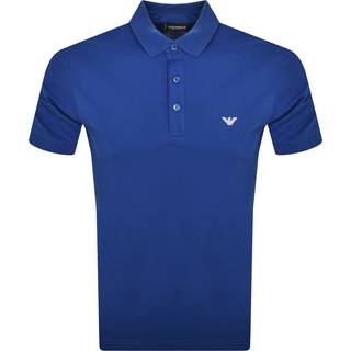 Emporio Armani Short Sleeved Polo T Shirt Blue