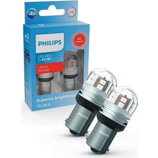 Philips Ultinon Pro7000 SI LED Pære P21/5W Rød (2 stk)