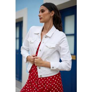 Yumi Stretch Cotton Denim Jacket38