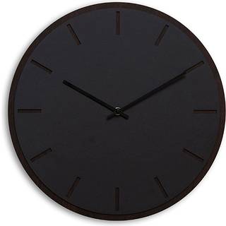Hemverk Vægur Sort Mørk Eg Black Ø38 cm
