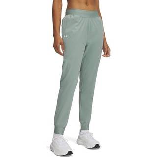 Under Armour Rival Women's High-Rise Woven Pants Silica Green / White XS