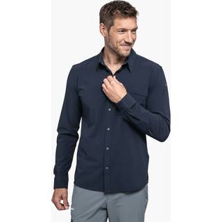 Schöffel Shirt Style Dunajec Skjorte Herrer størrelse 54 farve blå