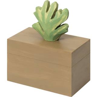 Harbour Box - Coral - Mistletoe/Tan