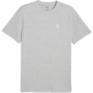 Men&#39;s Puma Essentials Elevated T-Shirt, Gray, Size S, Clothing - Light Gray Heather - S