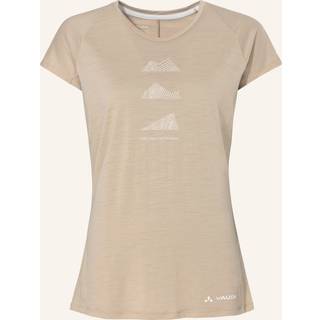Vaude Women's Tekoa Wool Merino-shirt Damer størrelse 40 farve linen