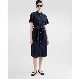 Dolce&Gabbana Belted denim shirt dress - blue - M