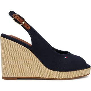 Tommy Hilfiger Tommy Hilfiger Navy Mid Wedge Slingback Sandals