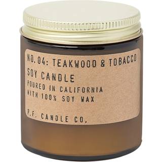 P.F. Candle Co Teakwood & Tobacco Mini Soy Candle 104ml