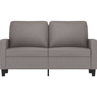 2-personers sofa 120 cm stof gråbrun