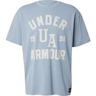Under Armour Heavyweight Varsity Men's Oversized Short Sleeve Harbor Blue / Stone M