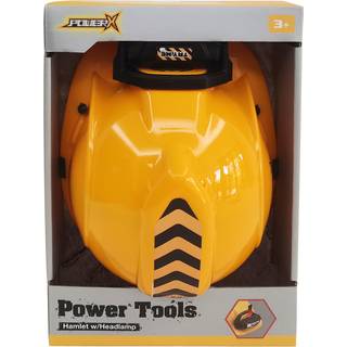 Power X - Byggehjelm med lys